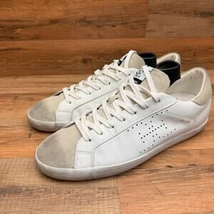 Sam Edelman Women’s size 11  Aubrie White Leather Lace Sneakers